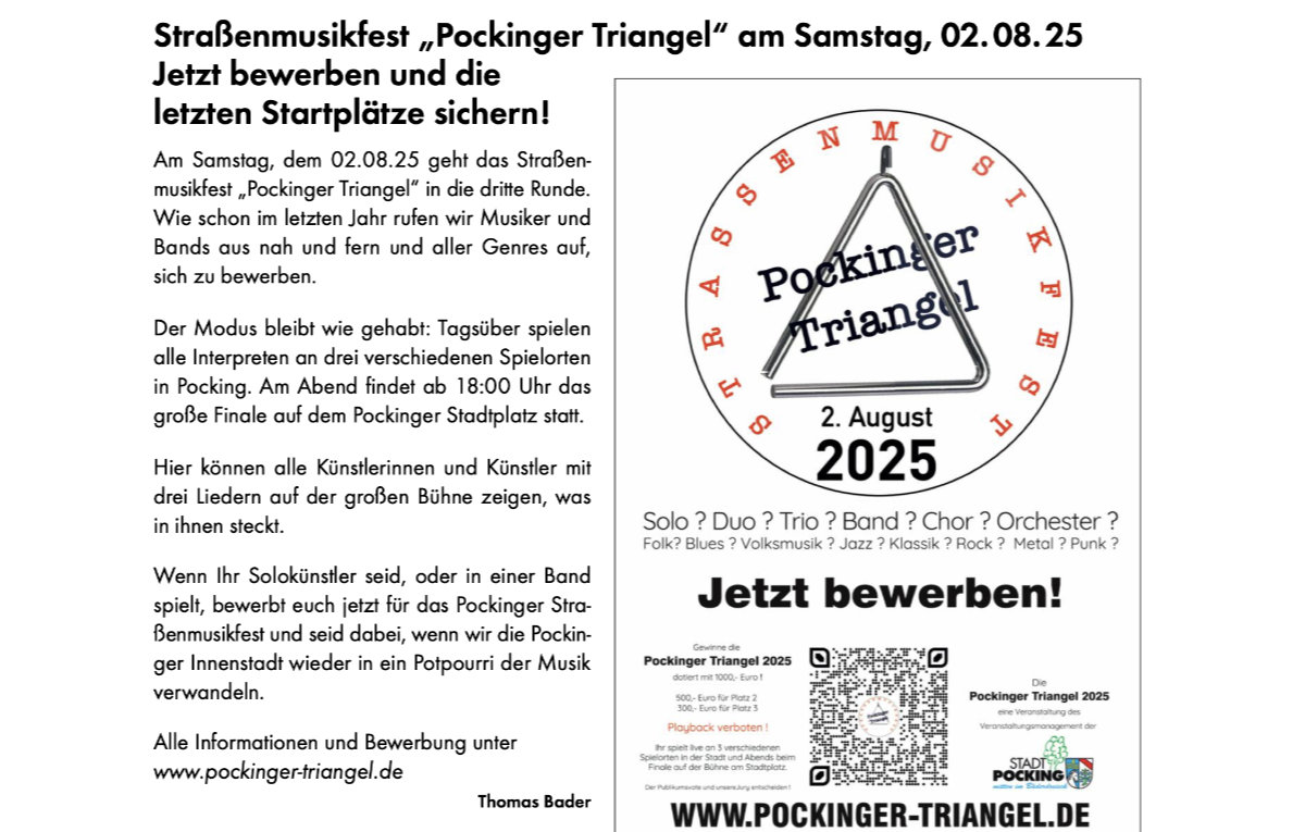 Jetzt bewerben!